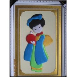 上等立體粘貼畫布娃娃系列，信譽好的立體粘貼畫由匯然貿(mào)易提供