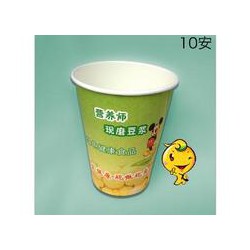 豆?jié){紙杯廠家，{薦}綠而潔品質好的豆?jié){紙杯供應