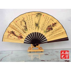 扇子定制，折扇生產(chǎn)廠家，供應(yīng)絹布扇子廠家