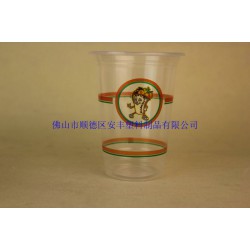 廣東安豐500ml一次性奶茶杯，珍珠奶茶杯定做（PP）