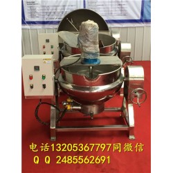 可傾式行星攪拌夾層鍋，蒸汽夾層鍋設(shè)備一年內(nèi)包換新機(jī)