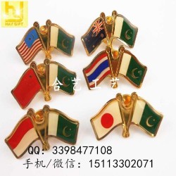 生產(chǎn)各國(guó)旗徽章、中國(guó)國(guó)旗徽章、交叉國(guó)旗襟章