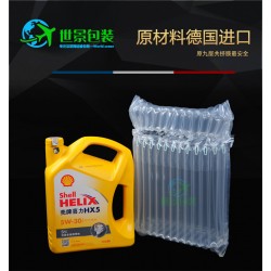 4L機(jī)油袋抗壓集裝箱充氣柱袋充氣袋環(huán)?？爝f防震緩沖氣泡柱