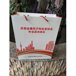 白?？ǘY品手提袋，安徽廠家直供，定制生產(chǎn)，可設(shè)計(jì)版面