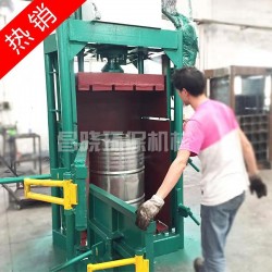 供應(yīng)油桶壓扁機(jī)液壓立式壓包機(jī)