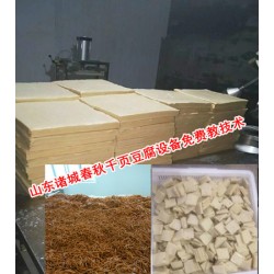 哪里有切絲不斷的千頁豆腐切絲機(jī)，一次成型千頁豆腐切絲機(jī)