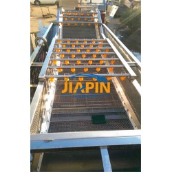 諸城佳品全自動(dòng)清洗機(jī) 大型洗菜機(jī) 鼓泡翻浪清洗線
