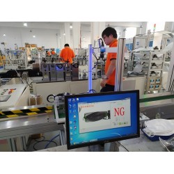 秦泰盛kf94魚型口罩機(jī)連線自動口罩檢測和口罩自動包裝機(jī)