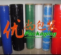 廠家直銷(xiāo)彩色纏繞膜，pe包裝膜供應(yīng)